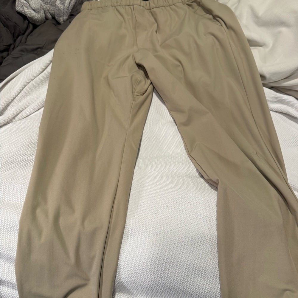 Lululemon  Casual Elastic-Waist Khaki Pants